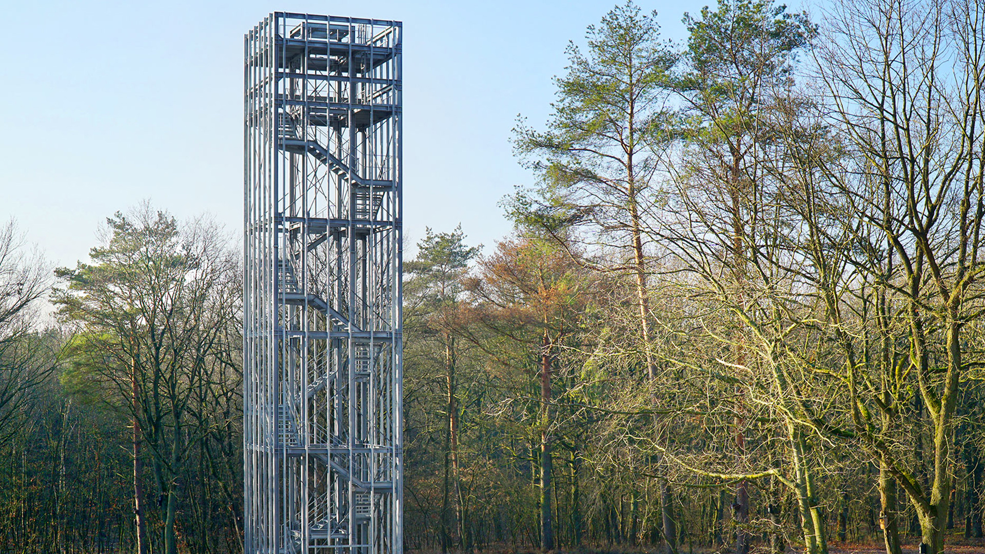 freistehender Antennenturm – Bauteil D 